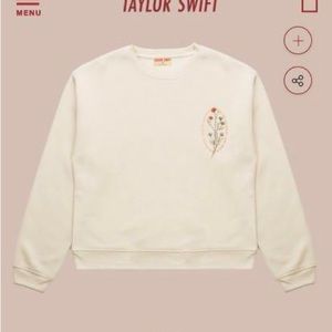 Taylor Swift LARGE 'Loving Him Was Red' Crewneck